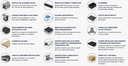 Accesorios para adaptacion mesa técnica con gavetas, regleta 8 tomas, USB, soportes y pintura electrostática