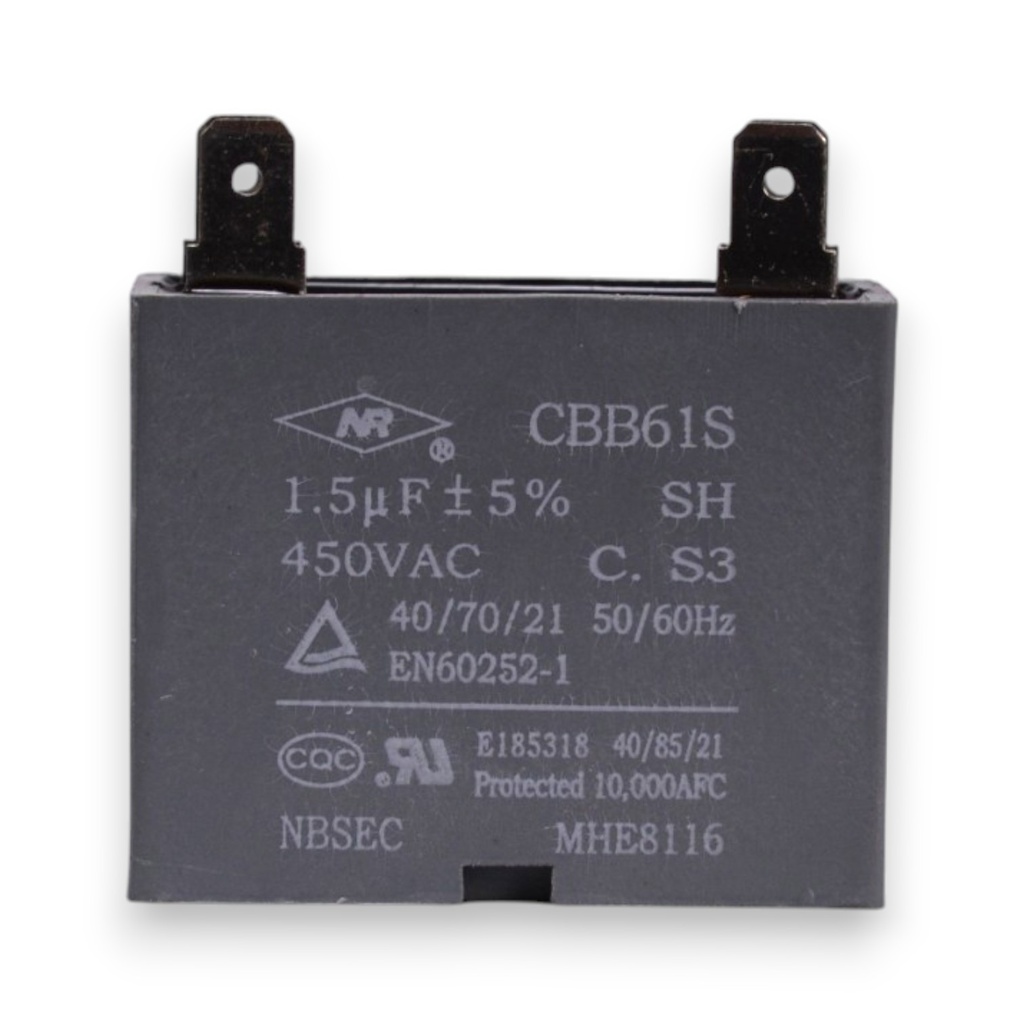 Capacitor CBB61S 9.000Btu