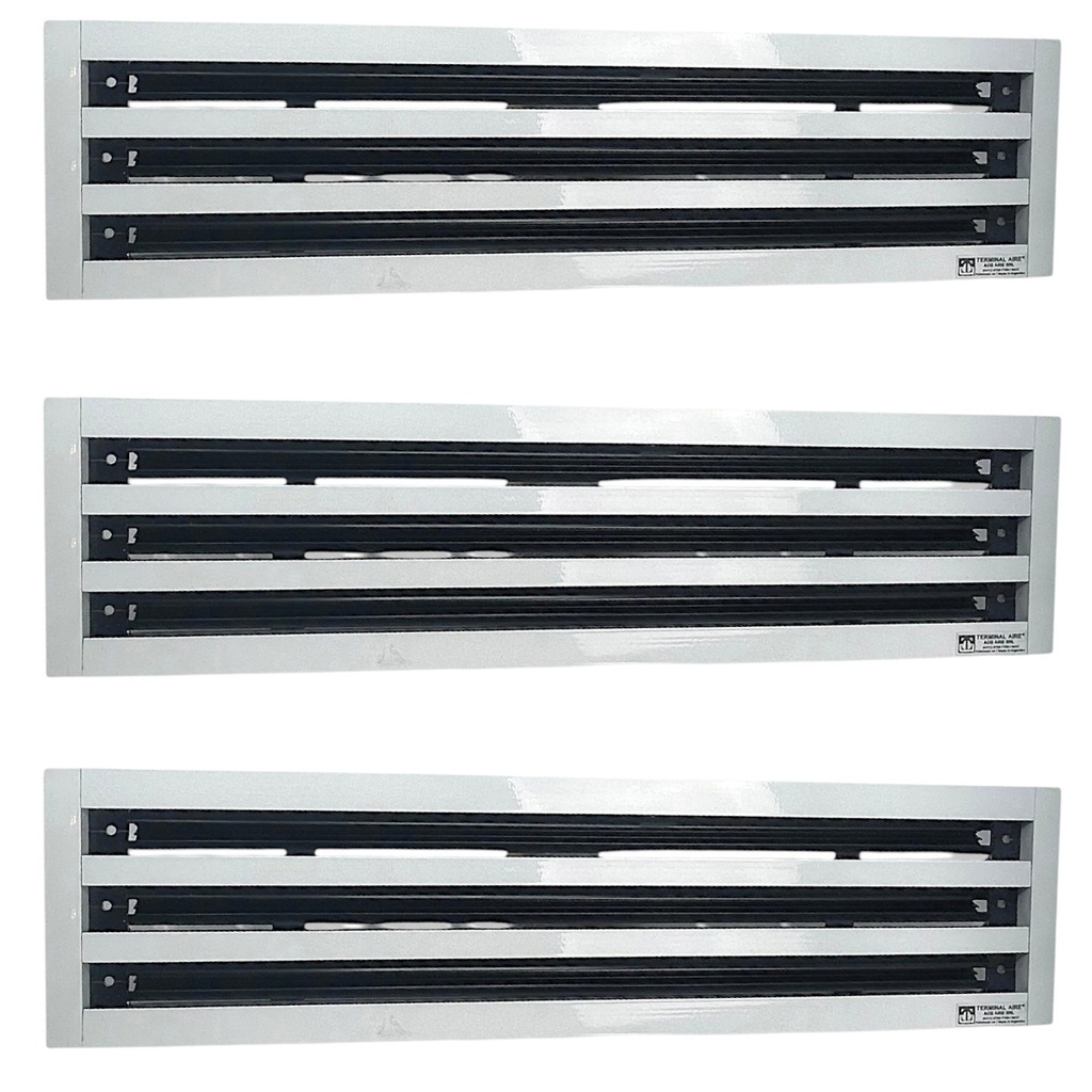 Difusor lineal de 3 ranuras 615 mm