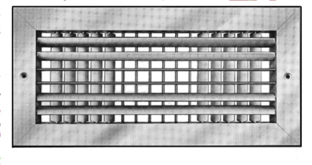 REJA DE INYECCION DOBLE  ALUMINIO 12X6